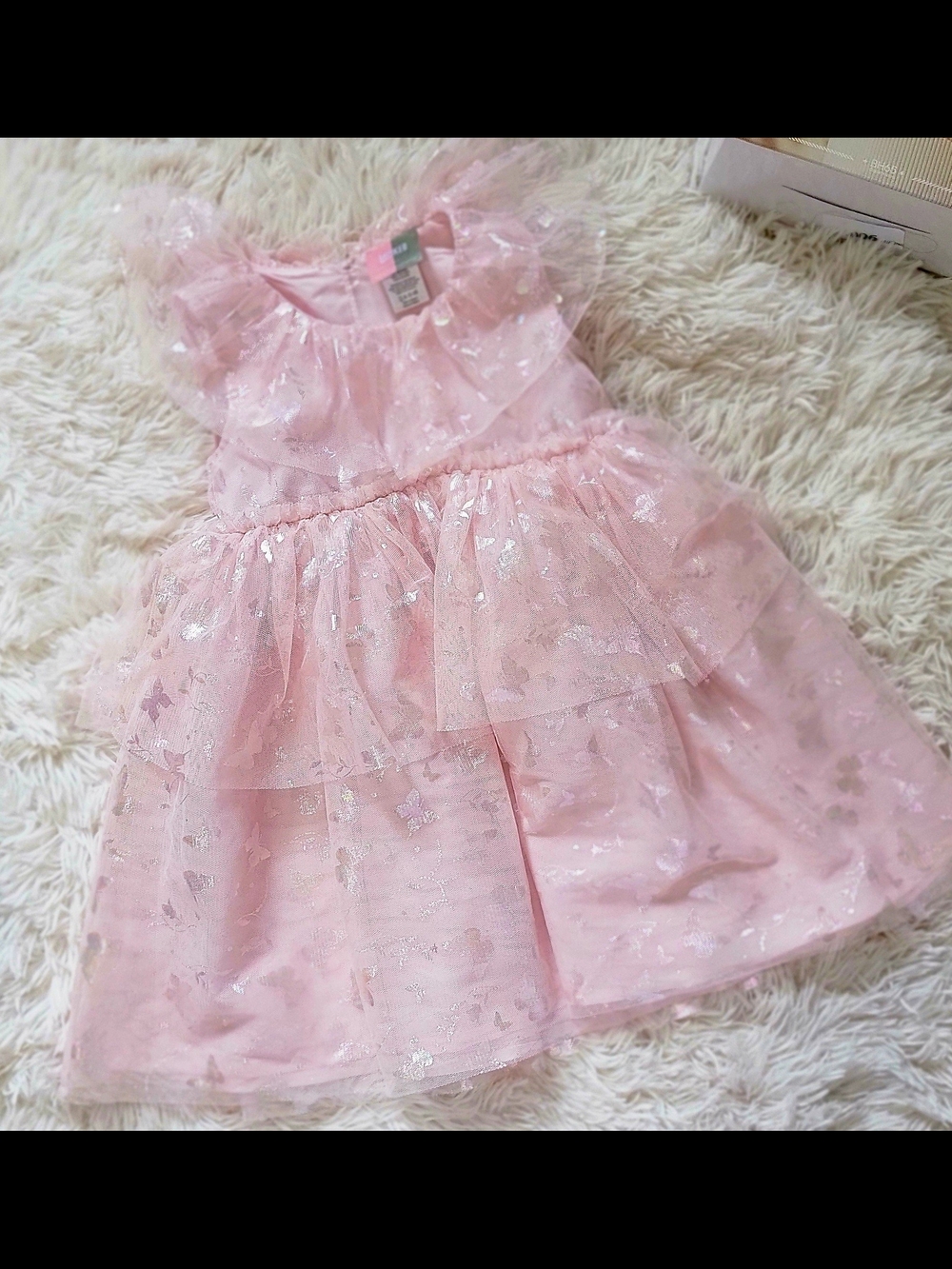 Girls Wicked Pink Sparkle Tulle Party Dress
